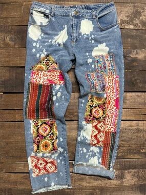 Jaded Gypsy Kantha Sunrise Jeans Large/X-Large